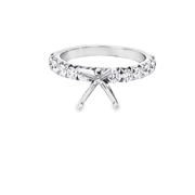 FRENCH PAVE DIAMOND ENGAGEMENT RING SETTING – 0.75 TCW