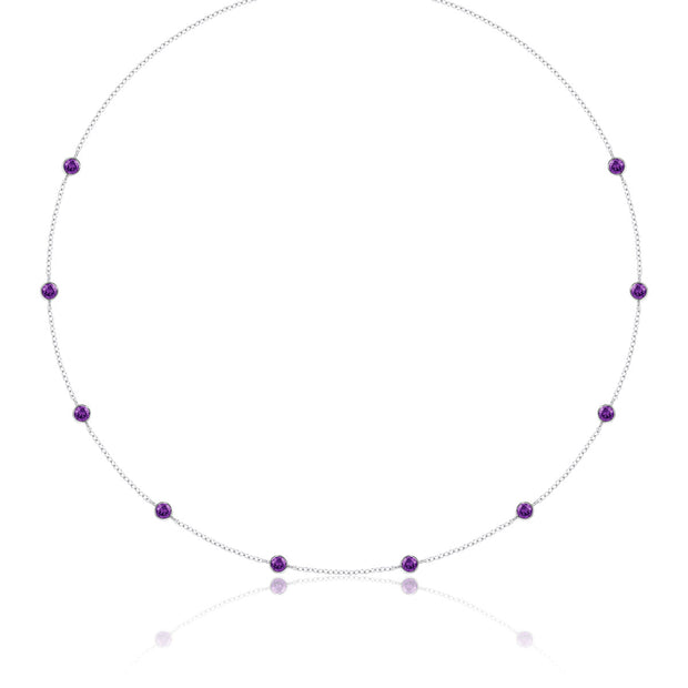 LUVENTE - AMETHYST BY THE YARD NECKLACE