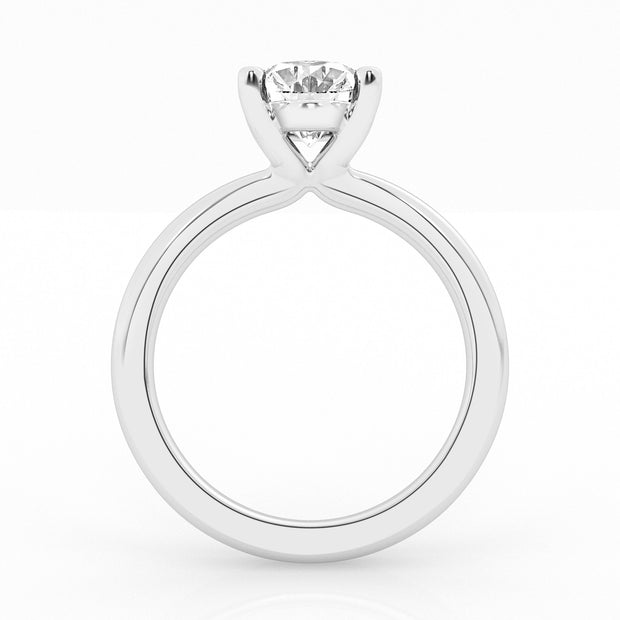 DIAMOND SOLITAIRE ENGAGEMENT RING – 4 CT OVAL