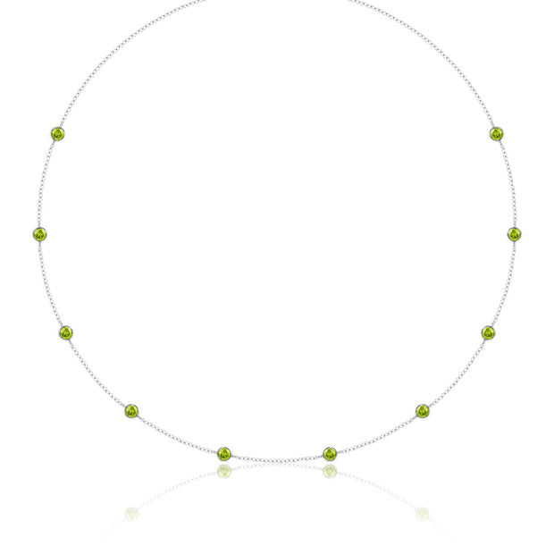 LUVENTE – PERIDOT BY THE YARD NECKLACE