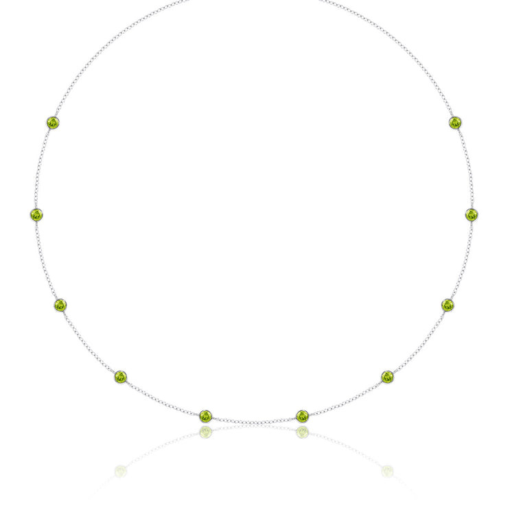 LUVENTE – PERIDOT BY THE YARD NECKLACE