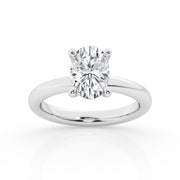 DIAMOND SOLITAIRE ENGAGEMENT RING - 3 CT CENTER
