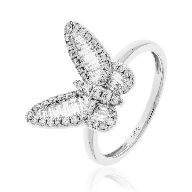 LUVENTE – DIAMOND BUTTERFLY RING