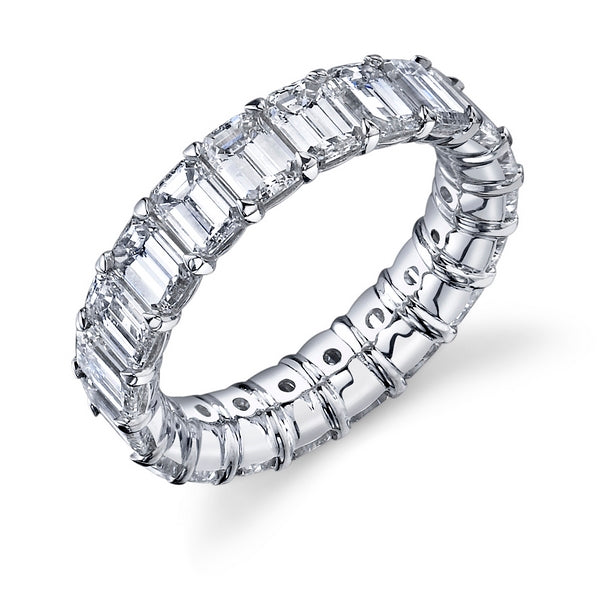 EMERALD CUT ETERNITY RING (5.56TWW)
