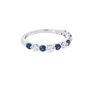 SAPPHIRE & DIAMOND BAND