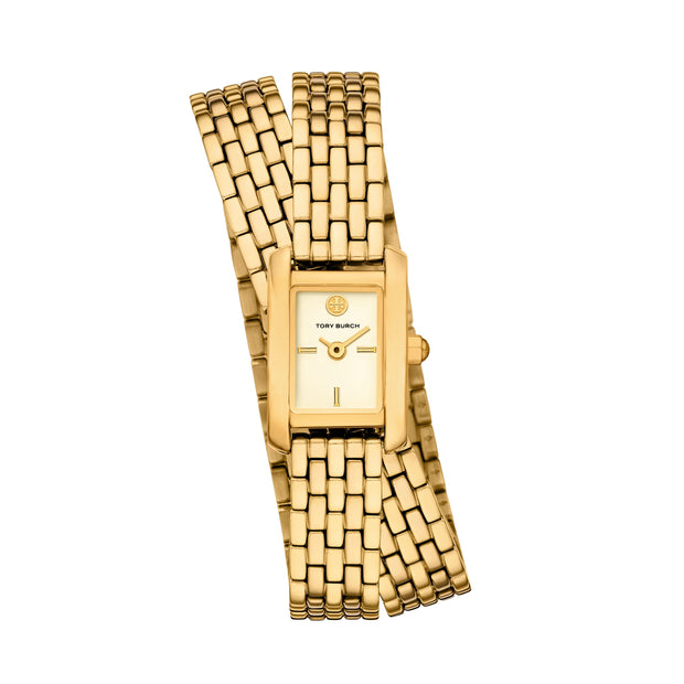 Tory Burch - Mini Eleanor Double Wrap Watch Gold Tone