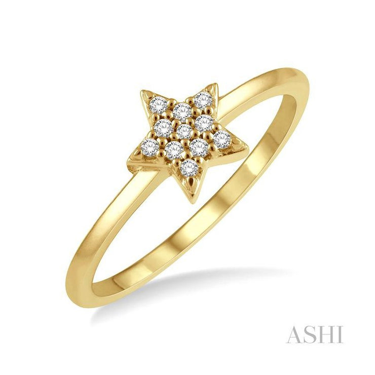 ASHI - DIAMOND STAR RING