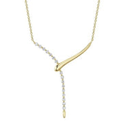 SHY CREATION - INTERSECTING DIAMOND NECKLACE