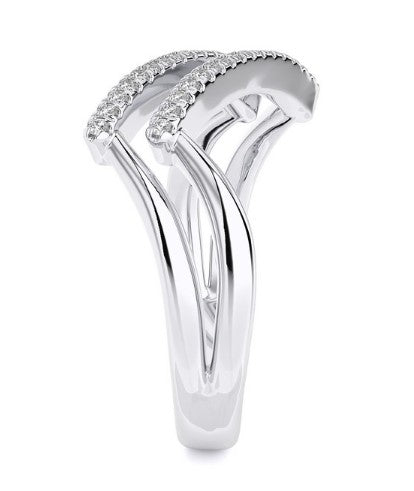 Double Row Diamond Ring