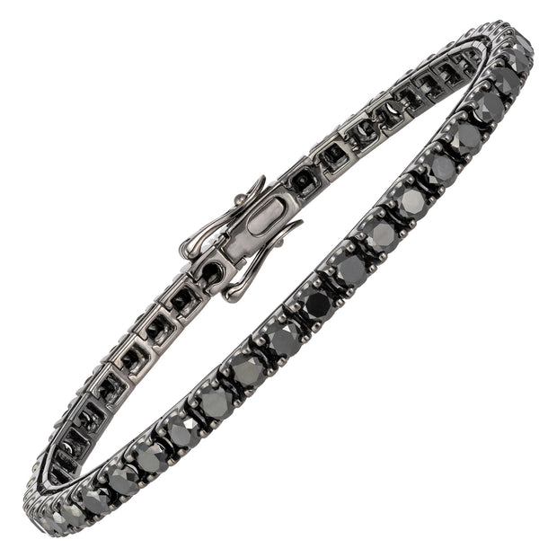 Black Diamond Tennis Bracelet