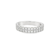 DOUBLE ROW DIAMOND BAND - 0.80 TCW