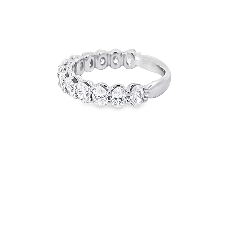 OVAL DIAMOND WEDDING BAND – 2.00 TCW