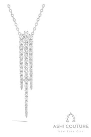 ASHI COUTURE - DIAMOND BAR PENDANT