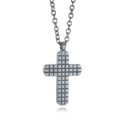 Italgem Steel - Reversible Cross Pendant