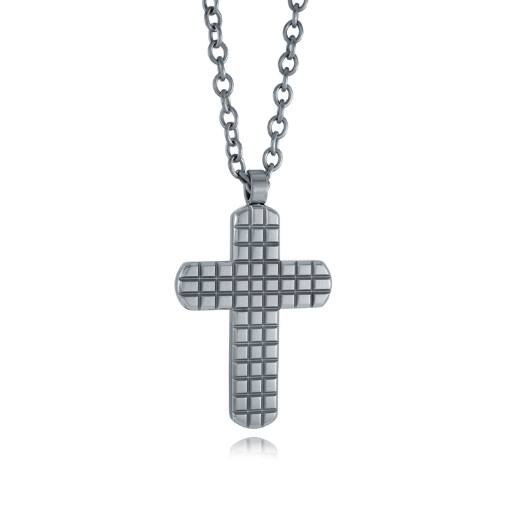 Italgem Steel - Reversible Cross Pendant