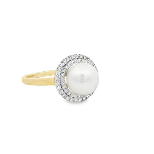 Pearl & Diamond Ring