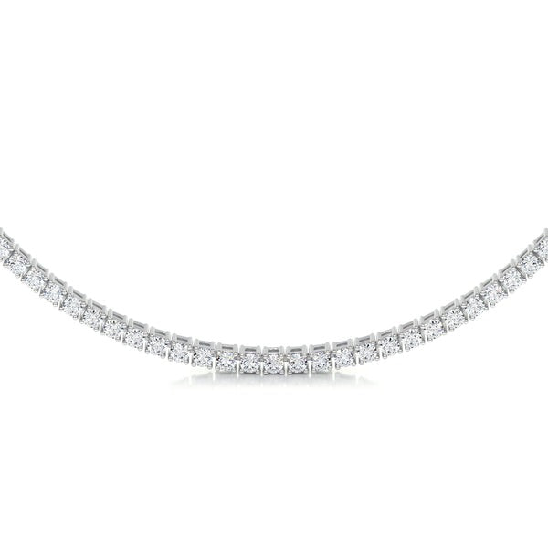 Diamond Tennis Necklace - 6 Ct