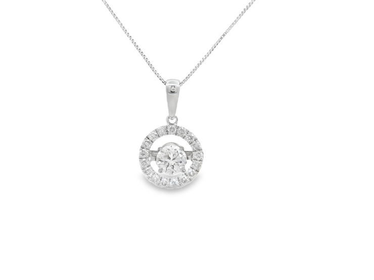 Floating Diamond Pendant