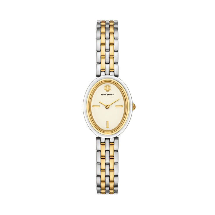Tory Burch - Oval Watch Two-Tone