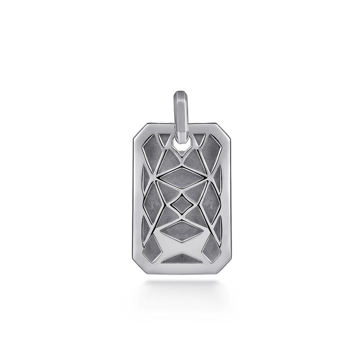 GABRIEL & CO - Sterling Silver Dog Tag Pendant
