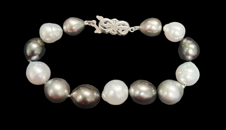 SOUTH SEA & TAHITIAN BAROQUE PEARL BRACELET