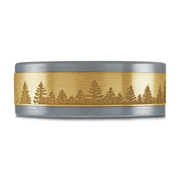 ?GOLD & TANTALUM MARDINI WEDDING BAND
