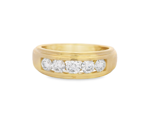 Channel Set Diamond Ring