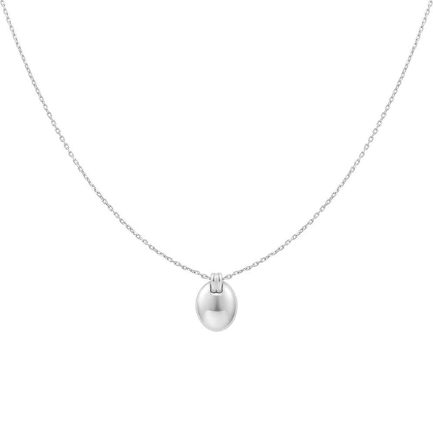 Ania Haie - Silver Oval Charm Necklace