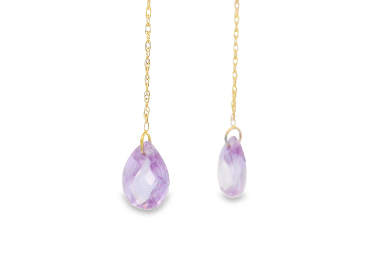 Amethyst Dangle Earrings
