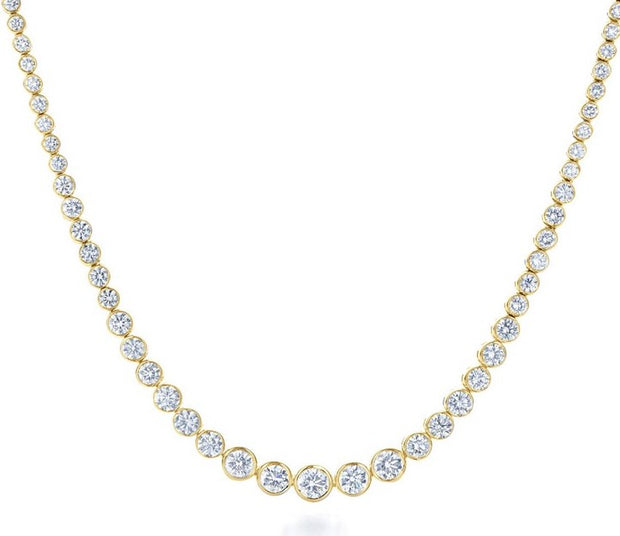 Diamond Riveria Tennis Necklace - 4 1/2 Ct