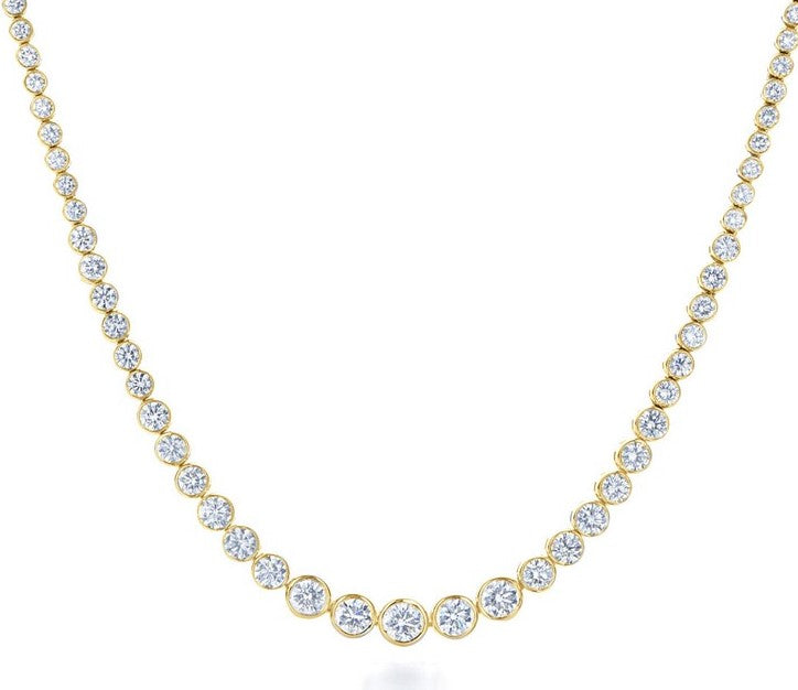 Diamond Riveria Tennis Necklace - 4 1/2 Ct