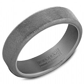 CROWN RING - DIAMOND BRUSHED BAND