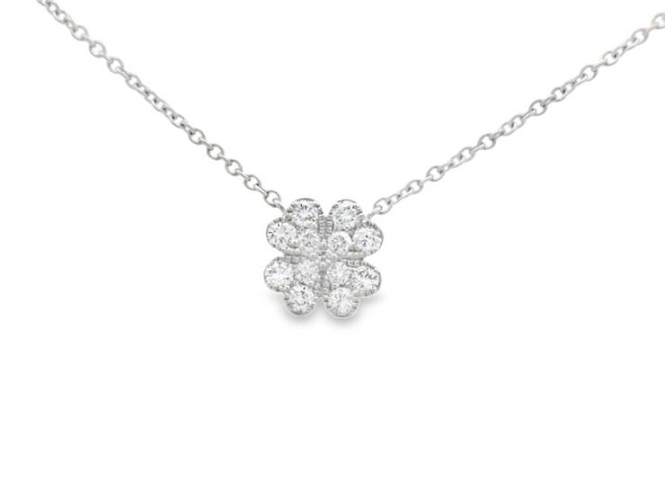 Diamond Clover Pendant
