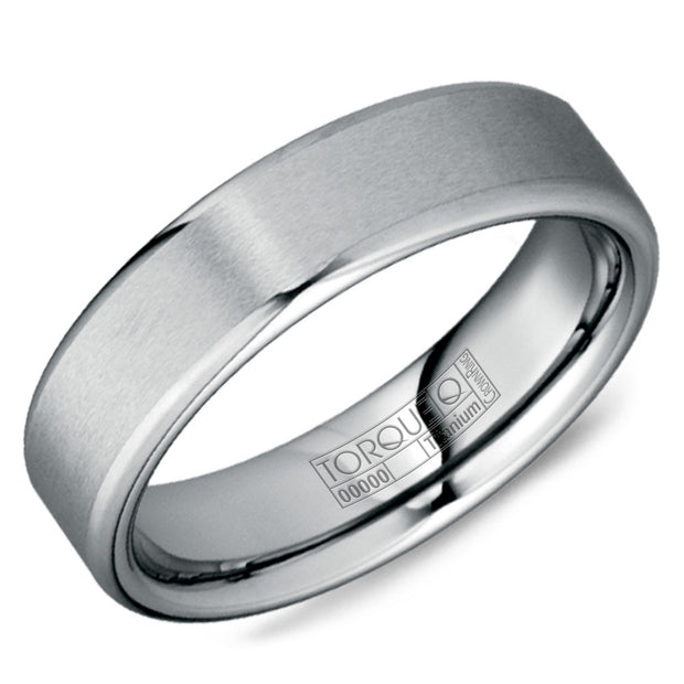 CROWN RING - BRUSHED TUNGSTEN BAND