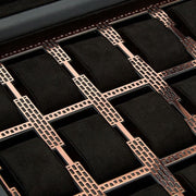Wolf - Axis 15 Piece Watch Box - Copper