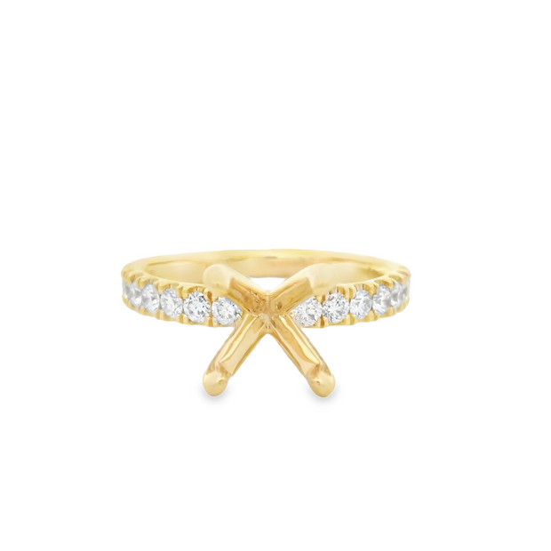 Diamond Engagement Ring Setting - 1/2 Ct