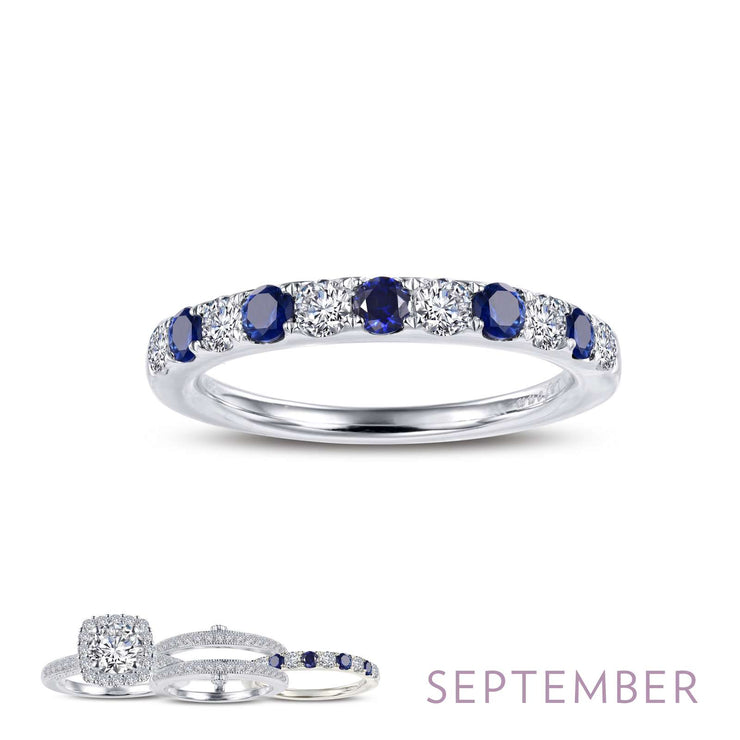 LAFONN - SEPTEMBER SAPPHIRE BIRTHSTONE RING