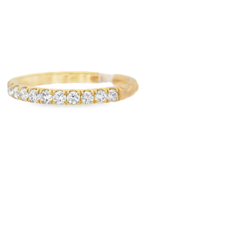 A Jaffe - Quilted Diamond Wedding Band - 2/3 Ct