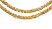 Yellow & White Diamond Tennis Necklace with Matching Dangle Earrings