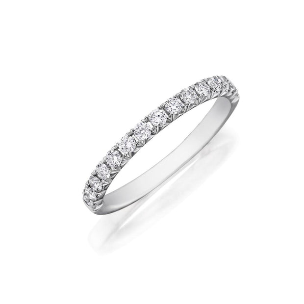 HENRI DAUSSI - WHITE GOLD DIAMOND BAND
