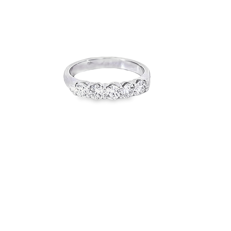 5 STONE DIAMOND WEDDING BAND – 0.75 TCW