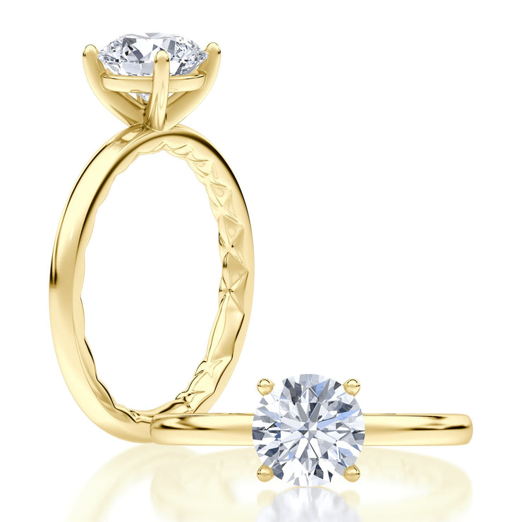 A JAFFE - DIAMOND SOLITAIRE SETTING