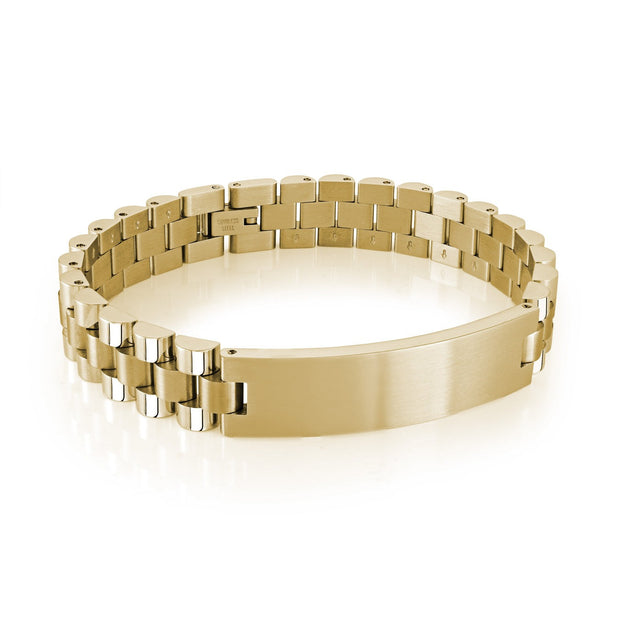 Rolex Style Link Nameplate Bracelet