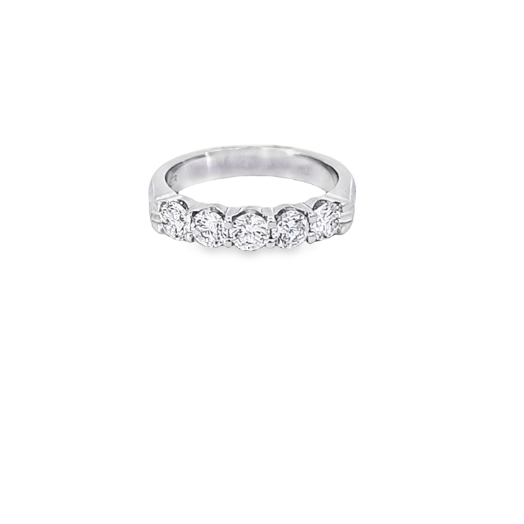 5 STONE DIAMOND WEDDING BAND – 1.00 TCW