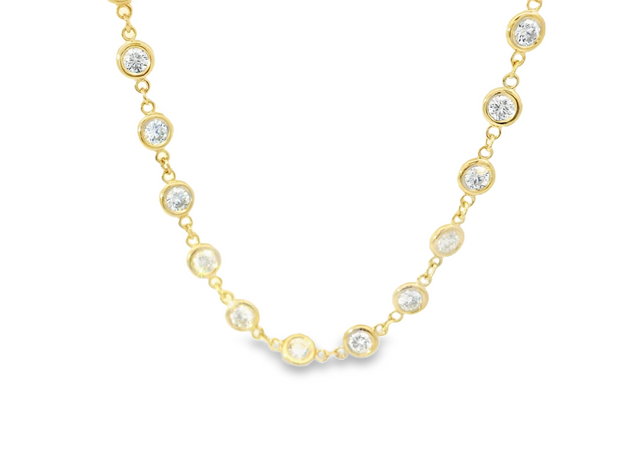 Diamonds by the Yard Necklace - 4 Ct