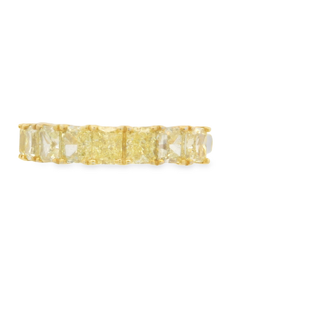 Yellow Diamond Band - 3 Ct