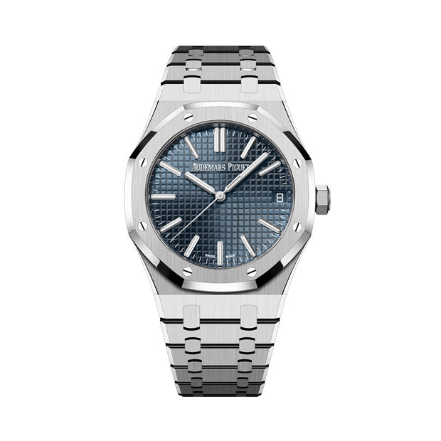 Audemars Piguet Royal Oak - Steel Blue Dial "50Th Anniversary"