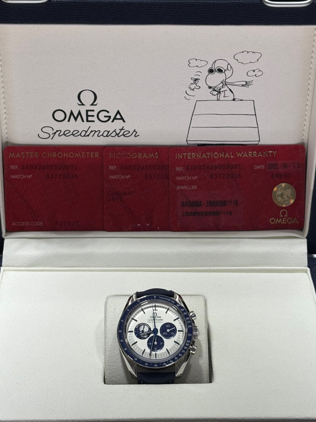 2022 Omega Speedmaster 50Th Anniversary Silver Snoopy Award