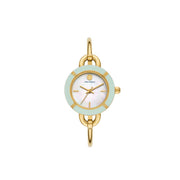 Tory Burch - Miller Bangle Watch Gold Tone With Interchangeable Top Rings