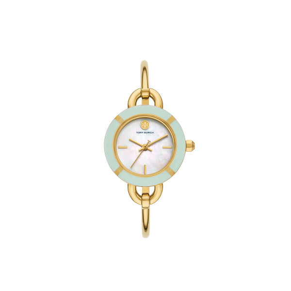 Tory Burch - Miller Bangle Watch Gold Tone With Interchangeable Top Rings